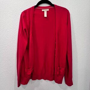 Banana Republic Button Down V-neck Sweater